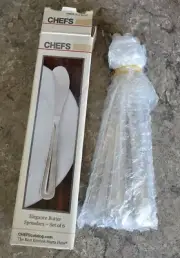 Set of 6 Chefs Elegant Butter Butter / Jam Spreaders