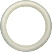 FloraCraft Flora Craft Styrofoam Extruded Wreath Bulk 14" White