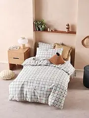 Linen House Kids Playground Double Bed Quilt Cover Set, Green