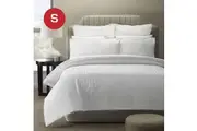 Single Size 5 Star Hotel Quality 2CM WHITE STRIPE Luxury Quilt Doona Duvet/Duvet Cover Set