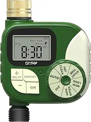 Irrigation Computer Watering Timer LCD Display Automatic Manual Watering Control Garden Watering Timer