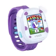 VTech Kids Smartwatch Touchscreen Virtual Pet Games Purple My First Kidi