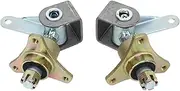 MUNEFE Wheel Hubs Steering Spindle, 3 Stud Wheel Hubs Steering Spindle, Steel Alloy Front Wheel Hubs Steering Spindle for Quad Bike ATV Go Kart