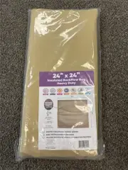 ^ BackFlow Armor 24" X 24" Tan Insulated BackFlow Bag