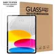 2PACK HD 9H Tempered Glass Screen Protector for 2022 iPad 10th Gen 10.9"