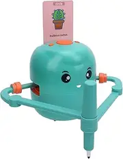 Drawing Robot for Kids with 252 Cards, Interactive Educational Drawing Machine, 12 Colored Pens Magic Painting Robot for Ages 5+ (Pink) (Light Green)