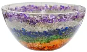 7 Chakra Layer Orgone Bowl - 3" Inches