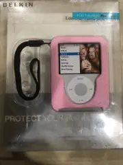 $25 BELKIN HARD Leather Case for Apple IPOD Nano 3G Video 3rd Gen ~ CAMEO PINK