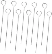 Generic 10pcs Stainless Steel Wick Aid Candle Wicking Needles Durable DIY Candle Making Tools for Effortless Piercing Versatile Use and Saving Crafting