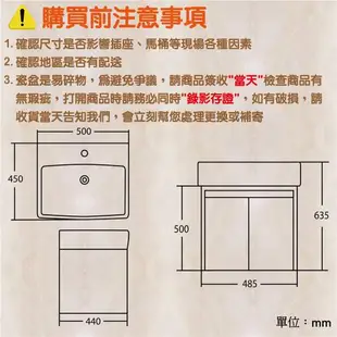 【TOTO】50CM抗汙面盆(L710CGUR)+純白PVC發泡板雙門浴櫃組(未含安裝)