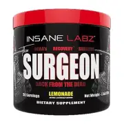 BCAA & EAA MUSCLE RECOVERY BLEND THE SURGEON by INSANE LABZ - Lemonade