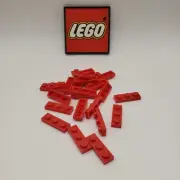 LEGO 1 x 3 Plate RED (x20) 3623 NEW REPLACEMENT PARTS