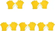 5 Pairs of Adjustable Swim Paddles Swimming Pool Gloves Diving Auxiliary Gloves