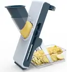 Safe Mandoline Slicer - Potato Slicer, Adjustable Vegetable Food Slicer Chopper