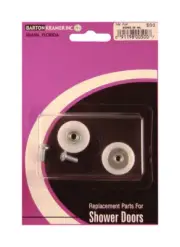 Barton Kramer 500C Nylon Flat Surface Shower Door Wheel 1/4 W in. with Screw