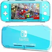 Sunmike Protective Case for Nintendo Switch Lite, Durable Clear Cover for Nintendo Switch Lite Case with Shock-Absorbent & Anti-Scratch Switch Lite Accessories Slim Skin Shell - Transparent