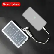 Portable solar panel 5V 2W with USB safe battery charge outdoor camping home