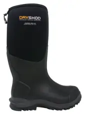 Dryshod Size 10 Legend MXT Hi Black Hard-Working Outdoor Boots LGX-MH-BK