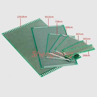 10PCS Duel Side PCB Printed Circuit Prototype Board Universal Breadboard