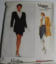 Vogue Designer Montana Pattern #2229 Mises Jacket & Skirt Sz 12 UNCUT