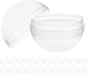 Amosfun 50pcs Balls for Party Empty Plastic Capsules for Vending Machine Toy Vending Machine Balls Small