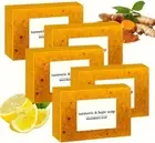 Lemon Turmeric and Kojic Acid Soap Bar -100G, Skin Brightening, Natural Granular