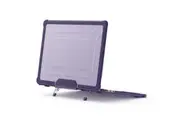 MacBook Air 15.3 inch 2025 M4 A3241 Starry Hard Shell Case with Fold Kickstand-Purple