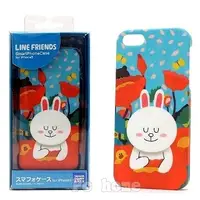 在飛比找PChome24h購物優惠-日本進口LINE iphone5S/5【兔兔的幸福世界】硬式