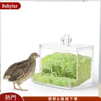 在飛比找蝦皮購物優惠-Bskylar Rutin 雞肉自動餵食器大容量防傾覆食物盒