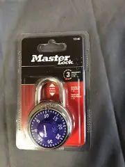 Master Lock 1514D Purple Anti Shim Dial Combination Padlock