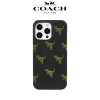 在飛比找蝦皮商城優惠-【COACH】iPhone 15系列 真皮手機殼 小恐龍