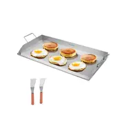 VEVOR 32x16 in Flat Top Griddle Stainless Steel Universal BBQ Grill Pan Cookware