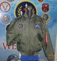 在飛比找Yahoo!奇摩拍賣優惠-{我愛空軍}台灣製 空軍飛行夾克 外套 美式MA1~防火材質