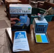 RainMatic 2000 Electronic Water Timer Waters Lawns & Gardens Automatic 4 Cycles
