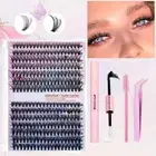 DIY Lash Extension Kit ️ 30D-50D D Curl | 640pcs Wispy Manga Lashes