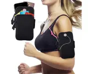 Universal Running Armband, Arm Cell Phone Holder Sports Armband for Running, Fitness and Gym Workouts,