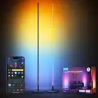 RGBIC Floor Lamp 2-Pack, LED Lamp Compatible with Alexa, Smart Standing Lamp wit