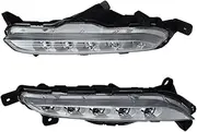 LED Daytime Running Lights Compatible For Hyundai Tucson 2015 2016 2017 2018 Daylight 12V DRL Foglights Headlight Body Kits Car Styling
