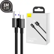 Baseus Flash Series 2 One Drag Three Quick Charging Wire Type-C to M+L+C 100W 1.5M-Black
