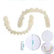 DIY Denture Kit Braces Temporary Fake Teeth Top & Bottom Homemade Dentals