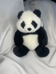 Vintage Build A Bear Giant Panda 1st in WWF Series 13" Plush with Medallion