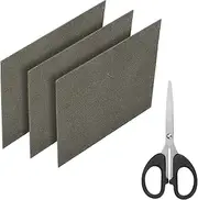 uxcell Waveguide Cover, 6"x6"x0.04" Mica Sheet, Mica Plates High Temperature 1050℃ Microwave Oven Repair Parts with Scissor for Microwave Oven, 3 Pack
