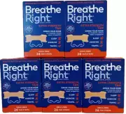 130 BREATHE RIGHT NASAL STRIPS, EXTRA STRENGTH TAN ( 5 x 26 CT BOXES ) EXP 2028