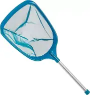 Spa Hot Tub Pool Hand Leaf Skimmer Net Ultra Fine Mesh 12" Aluminum Pole, Kiddie