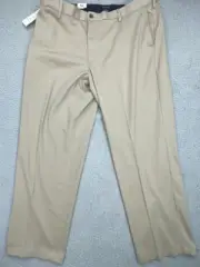 Dockers Comfort Khaki Pants Mens 40x32 Beige Relaxed Fit Stretch No Wrinkle NEW