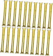 Gogogmee Thunder Sticks 24 Pack Inflatable Cheering Thunder Sticks for Sports Events Parties Gold Color