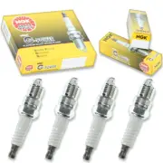 4pcs 73-85 OMC 14mm Hds Taper Seat NGK G-Power Spark Plugs Stern Drive Kit lf