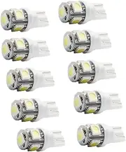 10Pcs Smd LED Car Light Bulbs for Interior Dome Map and License Plate Lighting Energy Efficient Auto Lamp with Easy Installation White