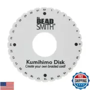 The Beadsmith Round Kumihimo Disk, 6 inch Diameter, 3/8” Dense Foam, Jewelry