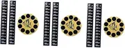 Kisangel 3sets Water Thermometer for Fish Tank Aquarium Patch Thermometer Sturdy and Portable Home Mall Use 3pcs*3
